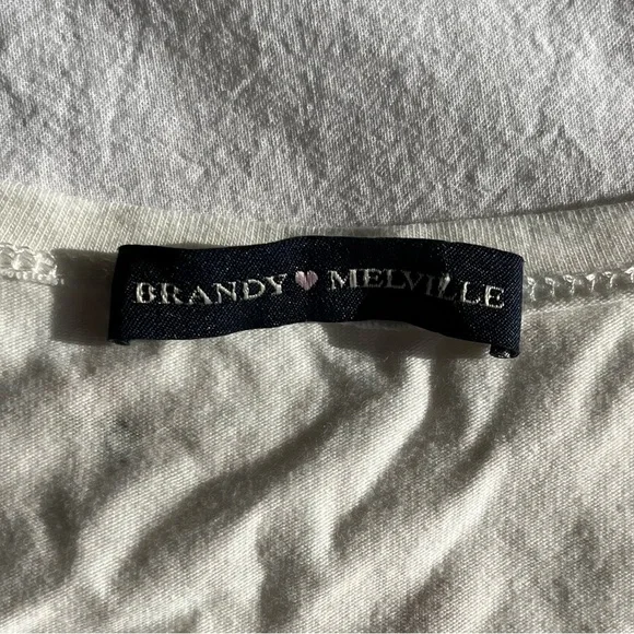 Rare Brandy Melville Floral Amara Crop Top Y2K Babydoll Date Night Boho Size OS - Picture 6 of 9